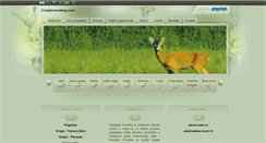 Desktop Screenshot of croatia-hunting.com